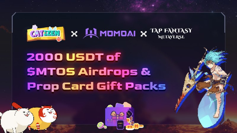 Catizen x MomoAI x Tap Fantasy co-operative Event!🚀 We are thrilled to announce a partnership with MomoAI and Catizen! To celebrate this exciting partnership, we are launching a special event: ⏰Event time：Mar.25 18:00 to Mar.29 18:00（UTC+7) 👉MomoAI Invite link:…