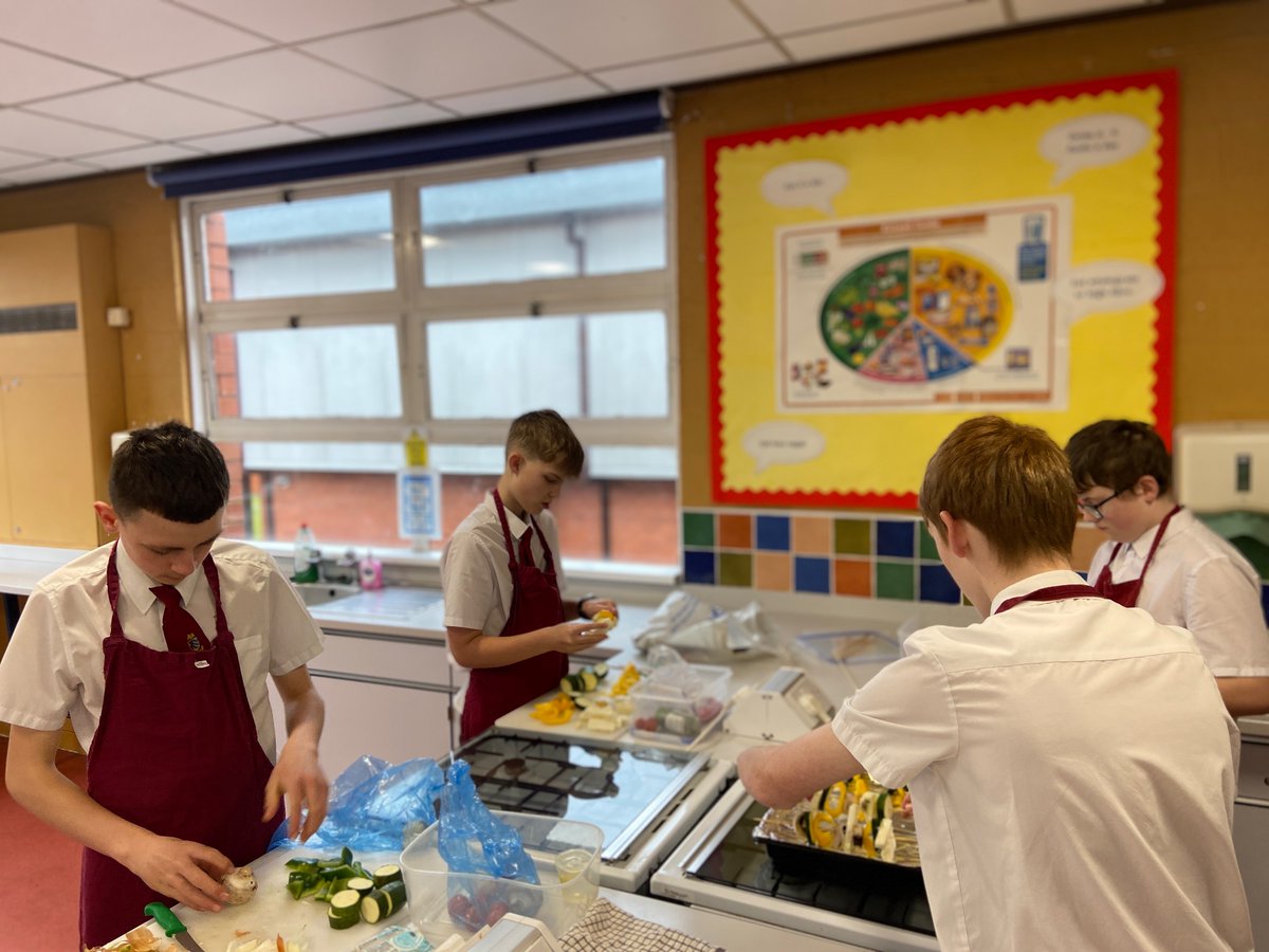 Halloumi kebabs this morning with year 9! 😋