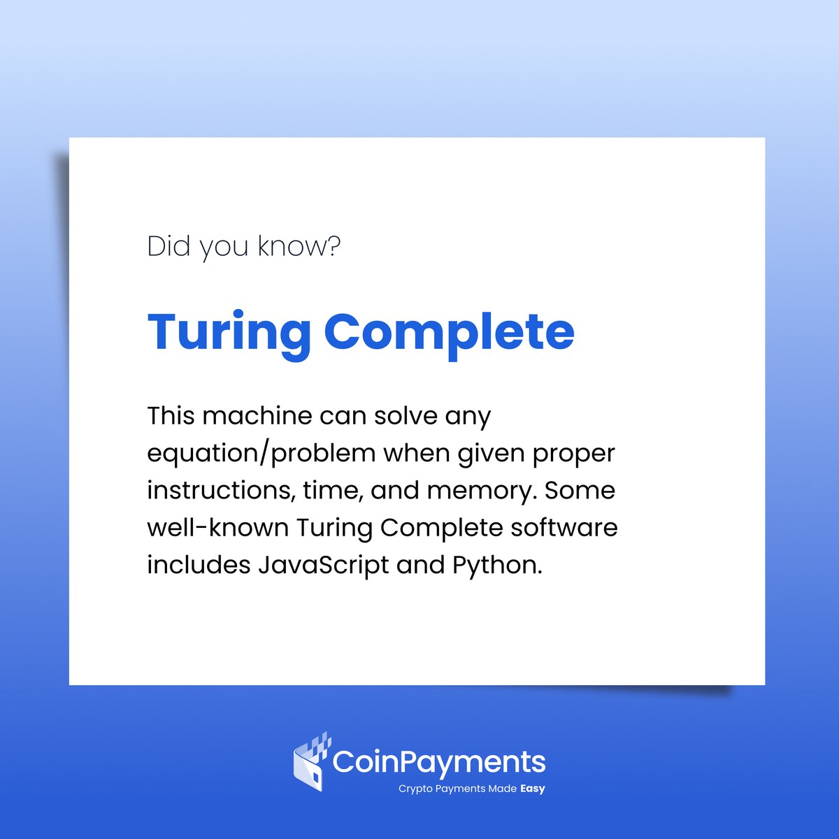 A Turing machine, conceived by Alan Turing in 1936, represents  computational universality. It enables diverse data handling and supports  complex algorithms. #Ethereum and Algorand are prime examples of Turing-complete  #blockchain platforms, facilitating