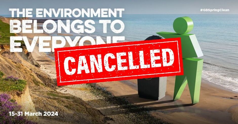 Unfortunately today's Great Bring Spring Clean session has been cancelled due to weather.

Keep your eyes on our socials for future opportunities to get involved!