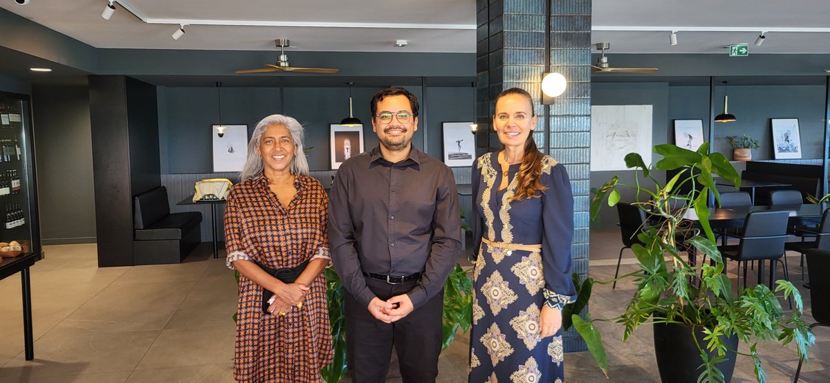 Avec @DonaBertarelli & Jérémie Katidjo Monnier, membre du @GouvNC en charge du développement durable, de l'environnement & de la transition écologique. Pour mobiliser les États & territoires du #Pacifique contre l'exploitation des grands fonds marins. #deepseamining