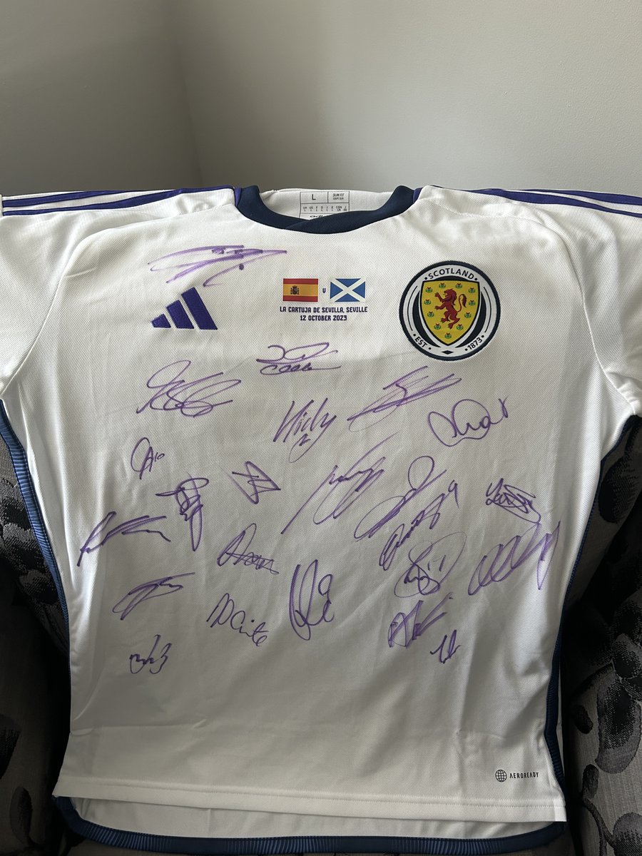 NC Network Charity Fundraiser for Ena Oniro Mia Efxi - enaoniromiaefxi.com/en/ Prize draw entry: Signed Scotland national team shirt. €20 Prize Draw entry fee. Entry link here: jccsmart.com/e-bill/invoice… Email your receipt to charity@nc-network.com