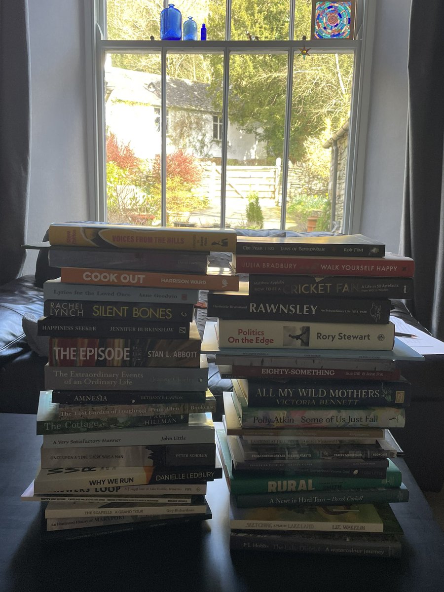 ‘Up! Up! my friend, and quit your books’ A gloriously sunny day to be fair, but not really the most helpful advice from Wordsworth when you’re judging @LakesBookAwards