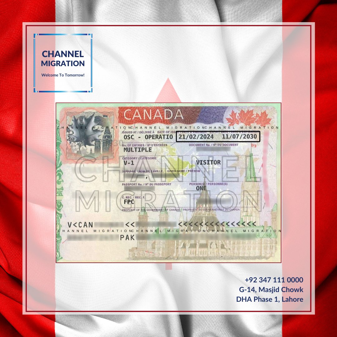 𝐂𝐇𝐀𝐍𝐍𝐄𝐋 𝐌𝐈𝐆𝐑𝐀𝐓𝐈𝐎𝐍

G-14, Masjid Chowk,
D.H.A. Phase-I, Lahore

#channelmigration #discovercanada #visitorsvisa #PathwaytoPR #successstory #canadabusiness #businessimmigration #CanadaWorkPermit #workincanada #expressentry #PNP #FSW #welcometotomorrow