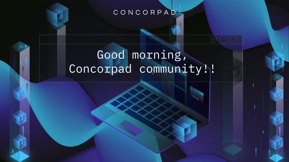 🌟 Good morning, Concorpad community! With Monday's arrival, let's aim for the horizon of opportunities and navigate toward success!