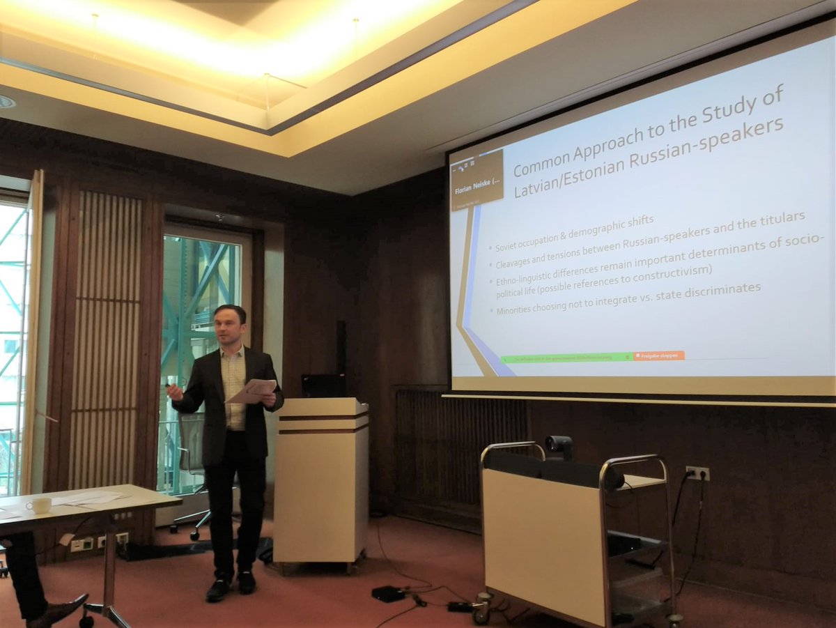 Herder-Institut für hist. Ostmitteleuropaforschung (@leibnizhi) on Twitter photo #Throwback to the #keynote last Friday at the <a href="/Secureu_JMN/">SECUREU Jean Monnet Network</a> symposium in Berlin.
@JurisPupcenoks (<a href="/Marist/">Marist University</a>) on “Baltic Russian-speakers before and after Russia’s Invasion of Ukraine: Securitization and Views on Security.” #Throwback to the #keynote last Friday at the <a href="/Secureu_JMN/">SECUREU Jean Monnet Network</a> symposium in Berlin.
@JurisPupcenoks (<a href="/Marist/">Marist University</a>) on “Baltic Russian-speakers before and after Russia’s Invasion of Ukraine: Securitization and Views on Security.”