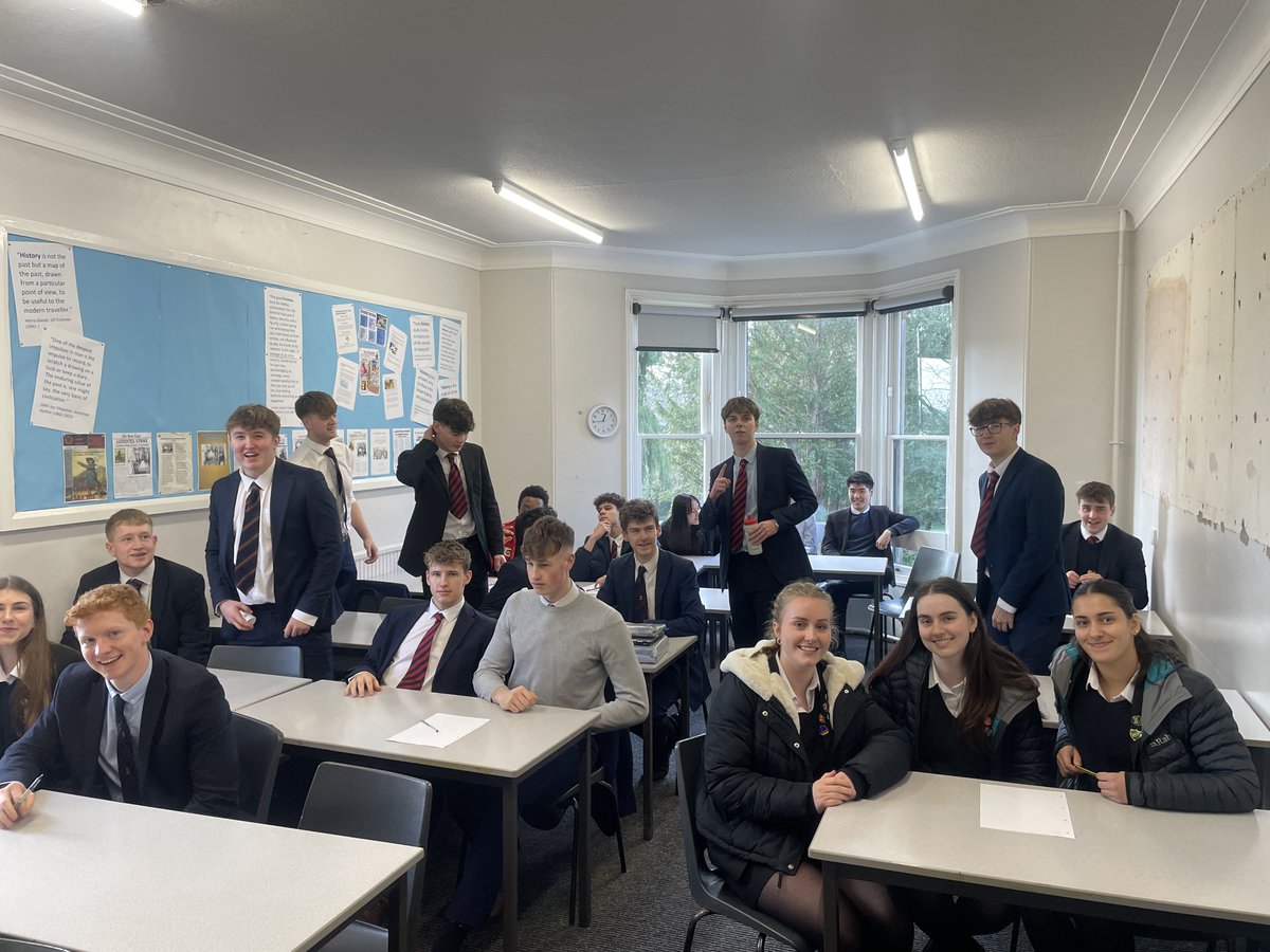 Last Friday, the #History Society held a history prize #quiz, written by Oliver, joint chief of the Society. It was great to see such a large turnout and congratulations to the two winners Zach and Noah! #Quizzes #HistoryLesson