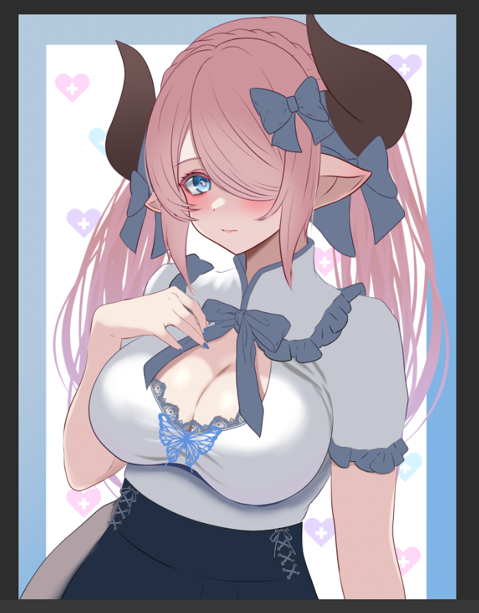 ナルメア(グラブル) 「自分しか得しない絵を描いておるヨ(こういう絵が好きなので) 」|さくら🦭のイラスト