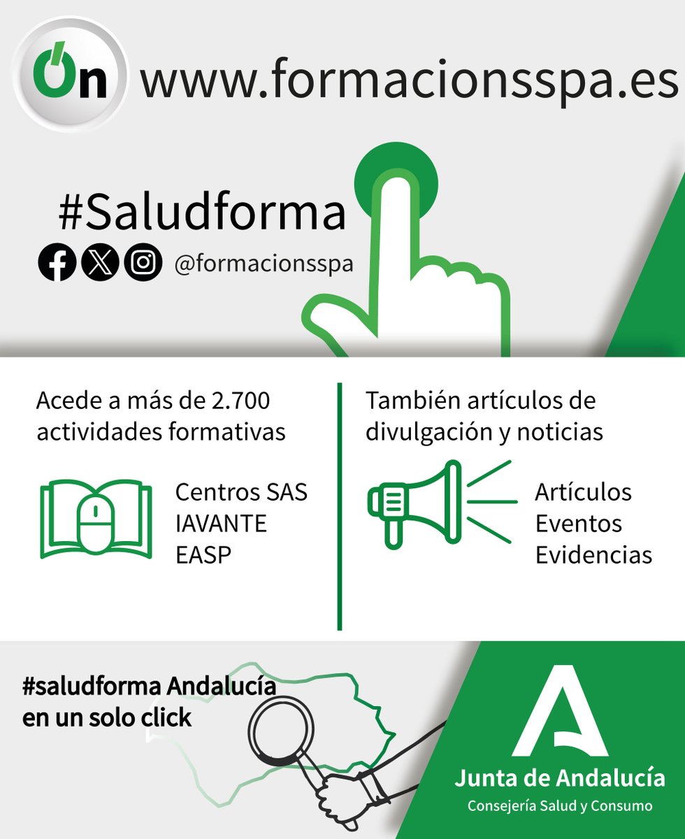 📷Ya está disponible en formaciónsspa.es el plan formativo 2024 con casi 3mil acciones formativas y cerca de 75 mil plazas.
*conecta con tu formaciÓN*
#Saludforma #formacioncontinuada #docencia #formacion