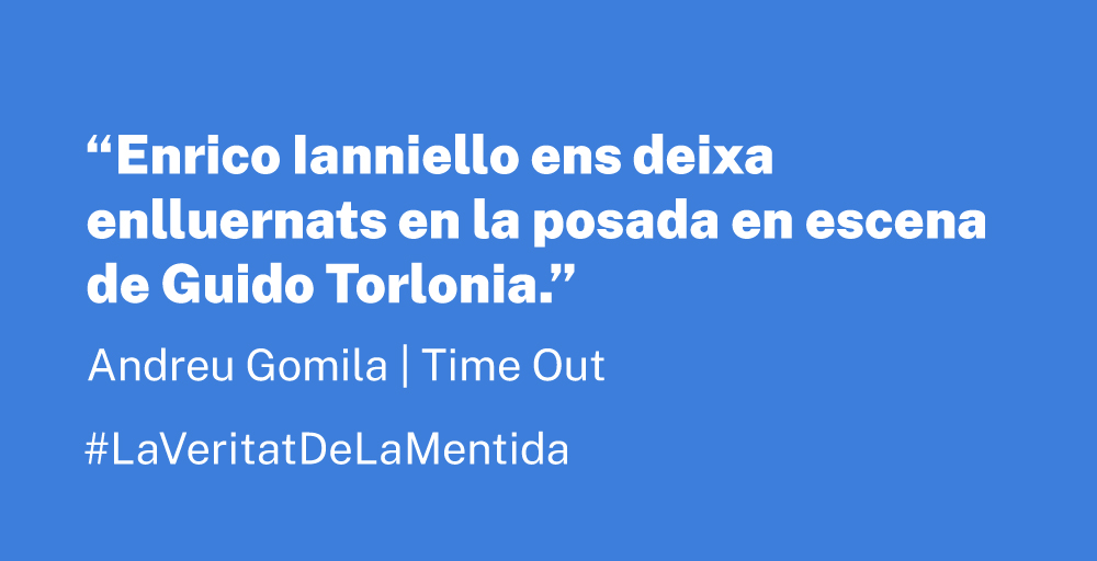 💬 Això ha dit <a href="/andgomila/">Andreu Gomila</a> a <a href="/TimeOutBCN/">Time Out Barcelona</a> de #LaVeritatDeLaMentida

Llegeix la crítica sencera aquí: timeout.cat/barcelona/ca/t…