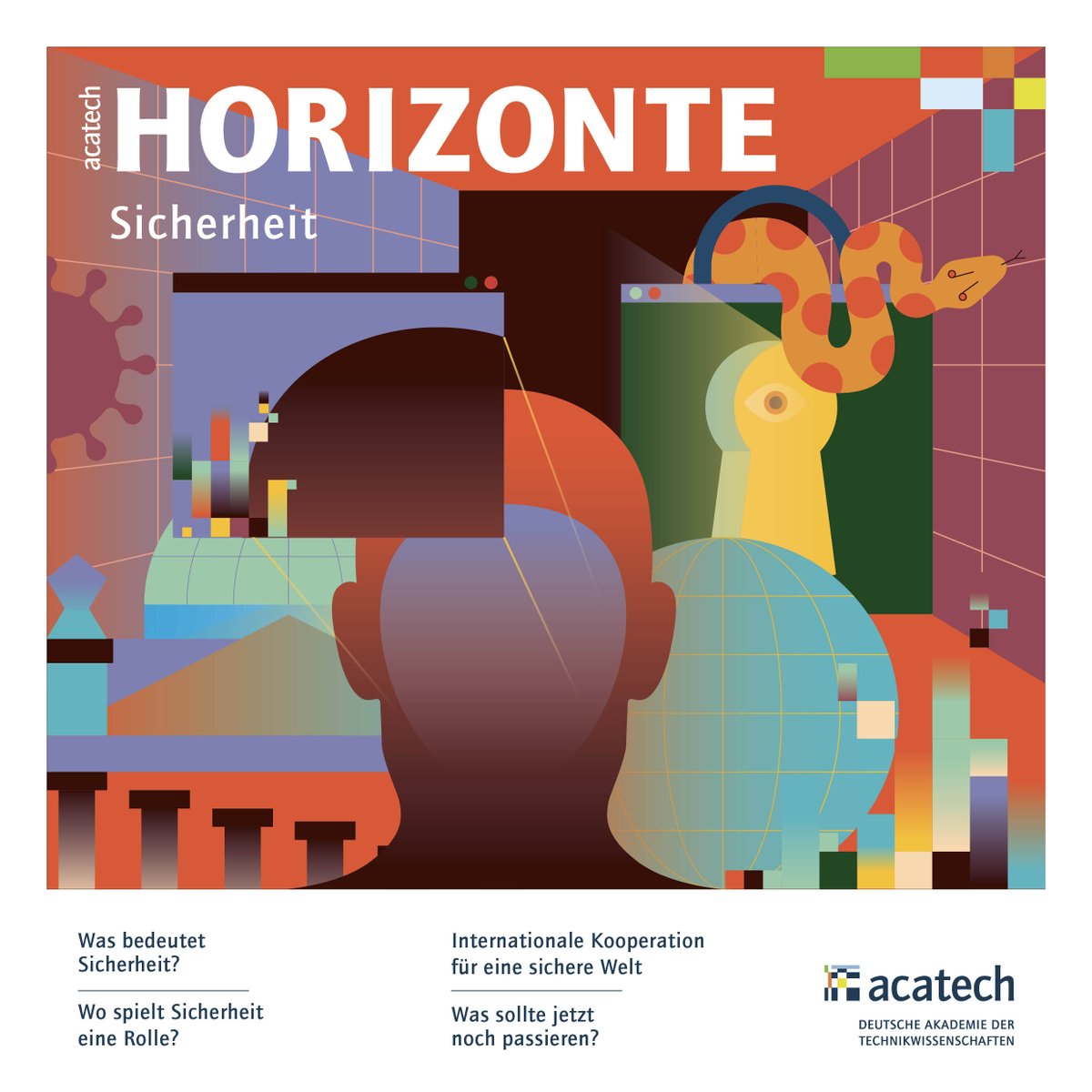 #Klimawandel, Pandemie, Ukrainekrieg – eine #Krise folgt auf die nächste & die individuelle Verunsicherung steigt. Wie man #Sicherheit objektiv fassen kann, wo sie uns betrifft & wie wir auch morgen sicher leben können, zeigt die neue #acatechHORIZONTE: 
➡️acatech.de/allgemein/hori…