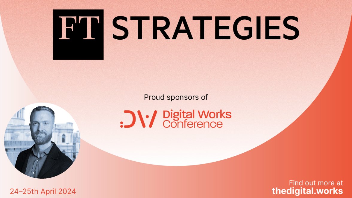 Next month, Digital Works is hosting its very first conference, on the theme of 'curiosity'. Aled John, Deputy Managing Director at FT Strategies, will be speaking on an expert panel. Find out more: eu1.hubs.ly/H07GJty0