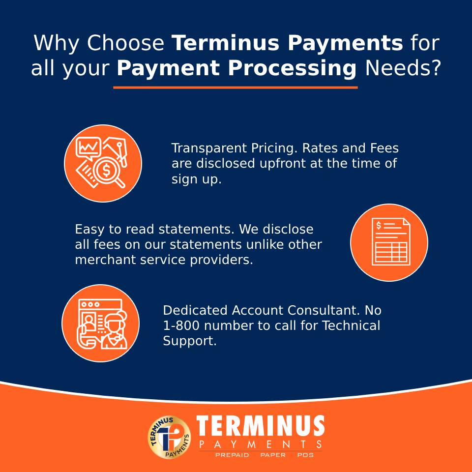 terminuspayment's tweet image. #TerminusPayments is your one stop shop for all your payment processing needs.

#ISO #TransparentPricing #POS #Clover #DedicatedAccountRepresentative #MerchantServices #SMB