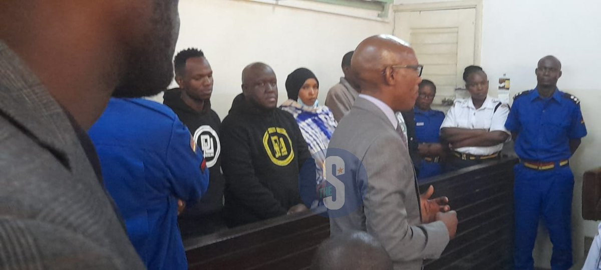 DJ JOE Mfalme arraigned at the Kibera Law Courts in connection with the alleged fatal assault of Kabete police station detective Felix Kelian.