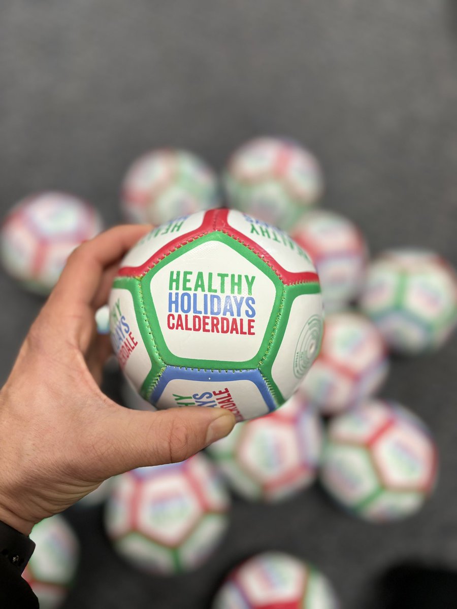 #healthyholidays <a href="/educationgovuk/">Department for Education</a> #haf <a href="/HAFCalderdale/">Healthy Holidays Calderdale Programme</a> <a href="/ActiveCdale/">Active Calderdale</a> loving the footballs ⚽️⚽️⚽️