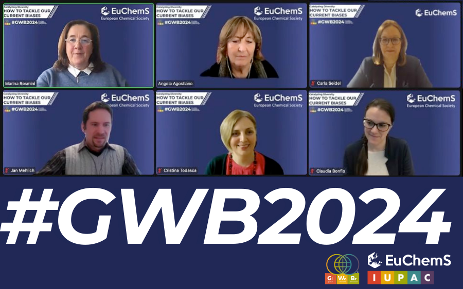❗📽️ New video Would you like to see the exciting conversations we had about tackling #bias at #GWB2024? Find the recording on our YouTube Channel ⤵️ youtu.be/pJ-01Hafhmo?si… You can also read our EuChemS Magazine article, summarizing this event ⤵️ magazine.euchems.eu/gwb2024-uncons…