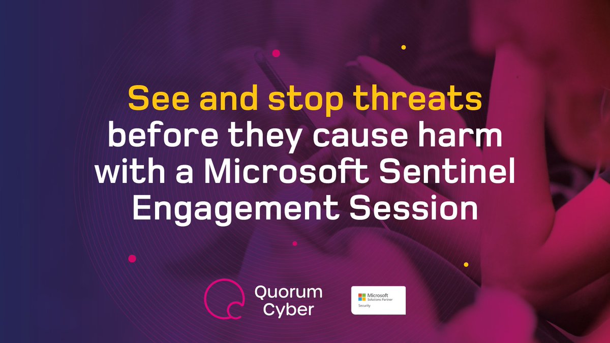 Discover if a fully funded @Microsoft Sentinel Engagement is right for your organisation by speaking to one of @QuorumCyber's experts. Find out more about your entitlement to this support session here: bit.ly/49DKDVt