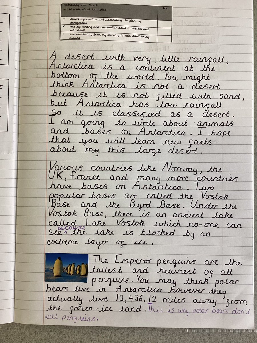Andries du Toit (@spahhead) on Twitter photo Our Yr 6 pupils used all the knowledge learned from their Polar topic in geography, to write their own information texts about Antartica <a href="/LDBSLAT/">LDBS Academies Trust</a> <a href="/HaringeyEduc/">Haringey Education Partnership</a> <a href="/hsilva69/">Heather De Silva</a> Our Yr 6 pupils used all the knowledge learned from their Polar topic in geography, to write their own information texts about Antartica <a href="/LDBSLAT/">LDBS Academies Trust</a> <a href="/HaringeyEduc/">Haringey Education Partnership</a> <a href="/hsilva69/">Heather De Silva</a>