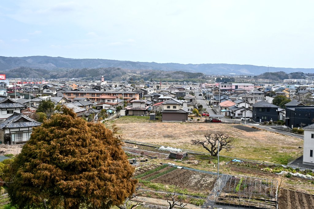 茨城県常陸太田市　
鯨ヶ丘の町並み