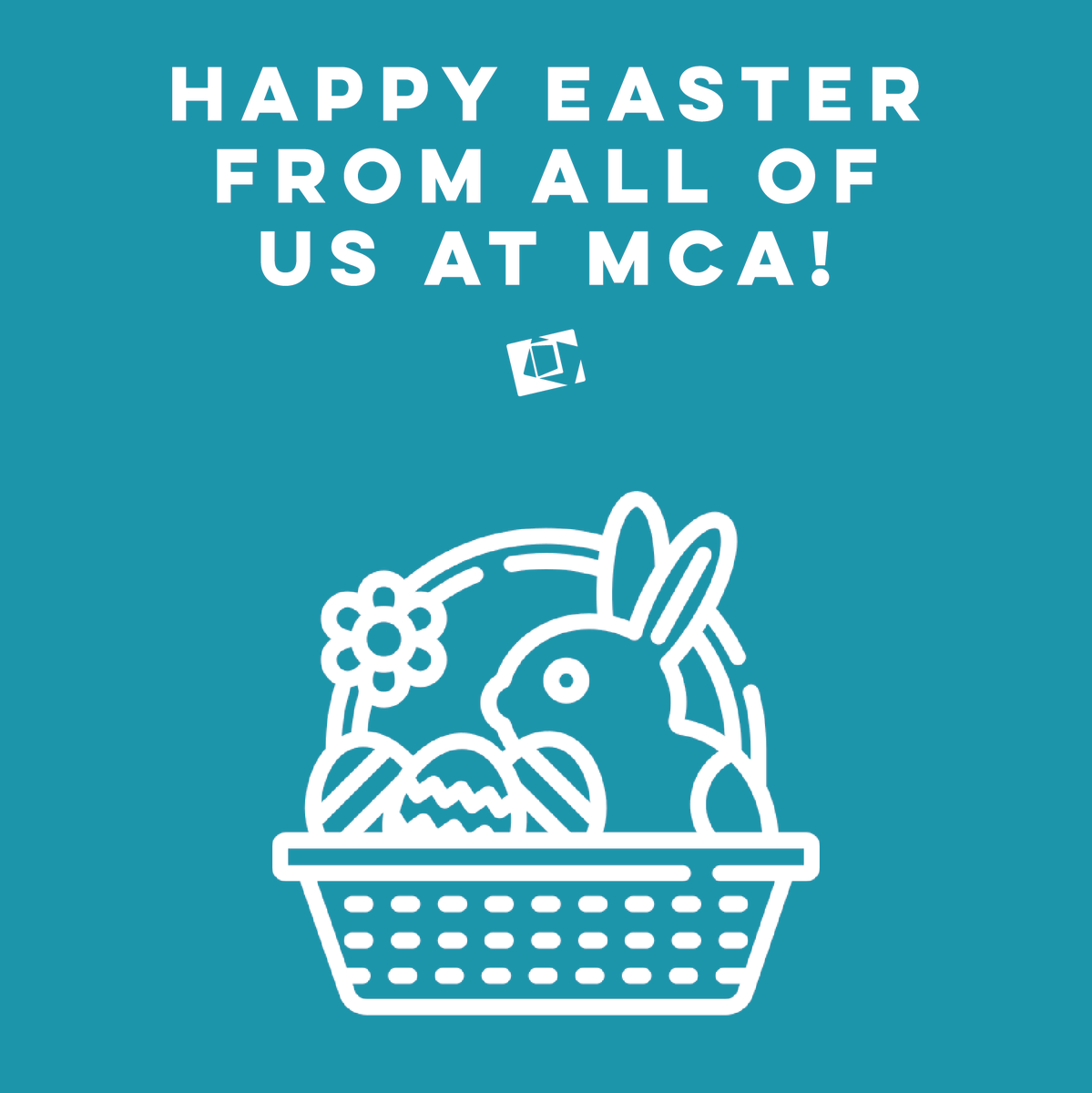 From all of us here at MCA, we wish you all a Happy Easter! 🐣🐰 #WeAreMCA