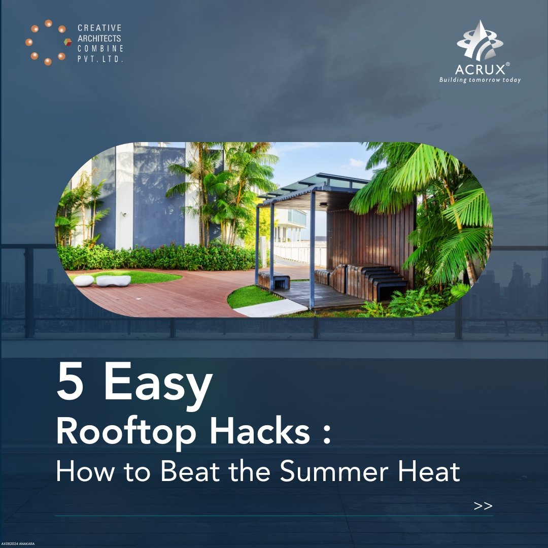 acrux_realcon's tweet image. Transform your rooftop into a summer oasis! From reflective coatings to rooftop gardens, discover 5 easy hacks to keep your cool all season long.
#CaresoulLiving #SummerHacks #CoolDownYourSpace #ReflectiveRoof #ShadeSolutions #RooftopGardening #creativearchitectscombine…