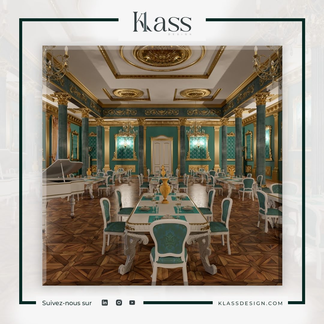 Klass_Design1's tweet image. Transformez votre #restaurant en une destination de luxe avec #KlassDesign ! ✨🏰🌐 klass-design.fr/decoration-cla…