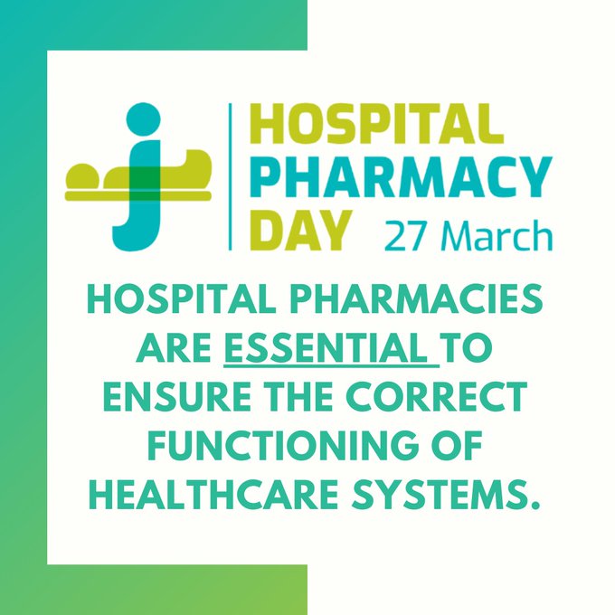 Join us on March 27th for #HospitalPharmacyDay 

hpai.ie/Hospital-Pharm…