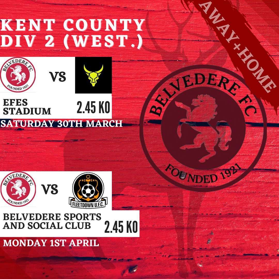 Our next couple of fixtures over the bank holiday weekend. Away to <a href="/amgballerzfc/">AMG BALLERZ</a> and then a home tie vs <a href="/FleetdownFC/">Fleetdown United FC</a> res on bank holiday Monday .  Both 14:45 kick offs.