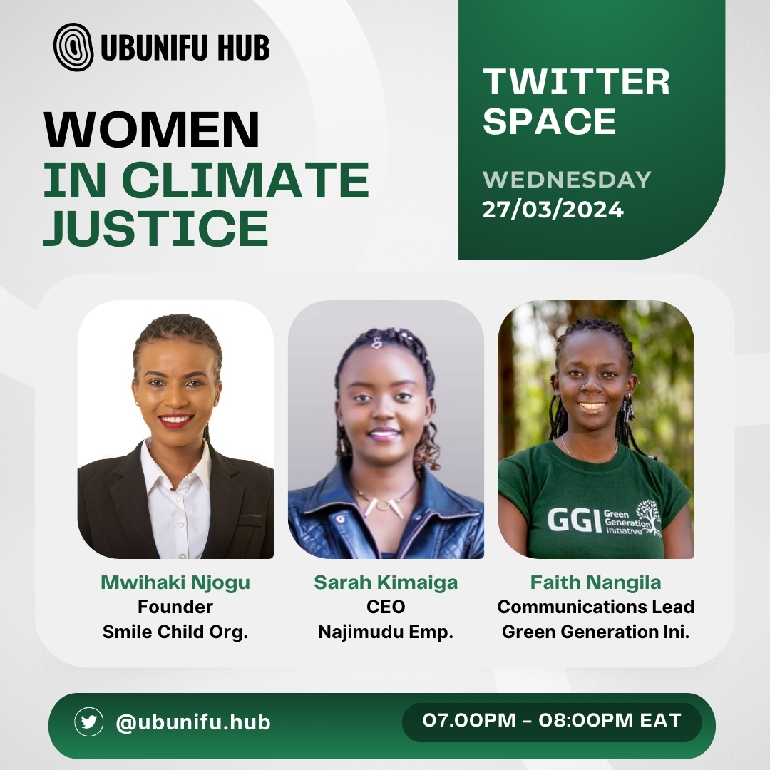 Join our twitter space to celebrate the #WomensHistoryMonth on Wednesday 27th We will hear from inspiring young women leading the charge in #ClimateJustice activism. Don't miss out on their empowering stories and innovative solutions! Set a reminder ➡twitter.com/i/spaces/1BRJj…