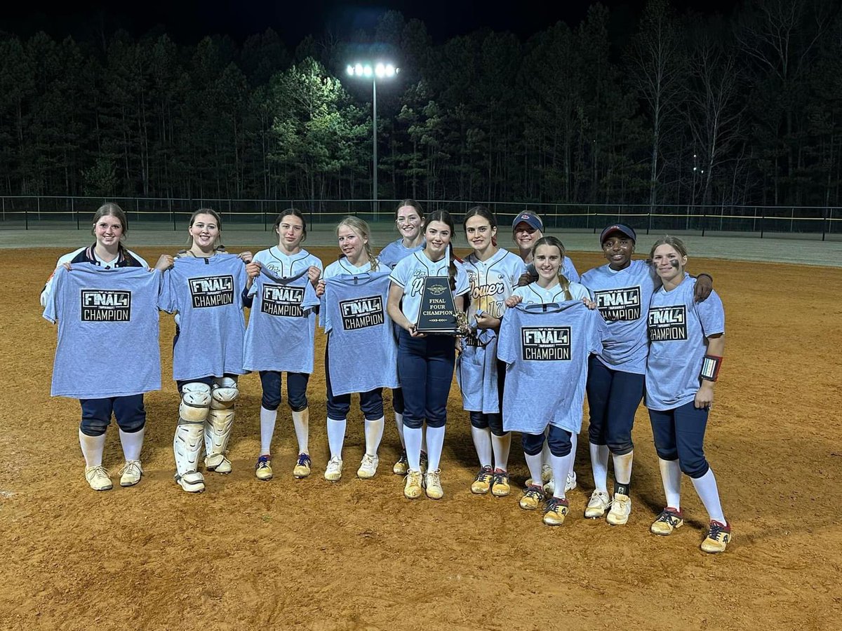 Went 5-1 on the day! 13 1/2 hours in a ballfield getting home close to 1am this morning! This team is something special. Top Flight Final Four Tournament Champions!