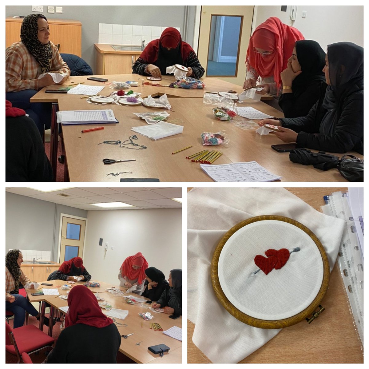 Check out these beautiful #PressedFlowers #Ramadan   & general pendants & necklaces the amazing @OTCAcademy mum's made last week, also started on their embriodery project #skills #creativity #ParentalEngagement #confidence