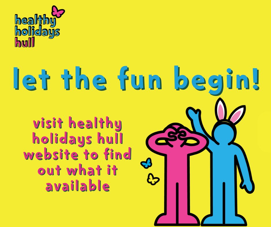 It’s finally here!! 🎉 The Healthy Holidays programme kicks off TODAY 🥳! With plenty of sessions for primary and secondary school children living in Hull. Visit healthyholidayshull.org website to find out more! #HealthyHolidaysHull #HAF2024 @educationgovuk