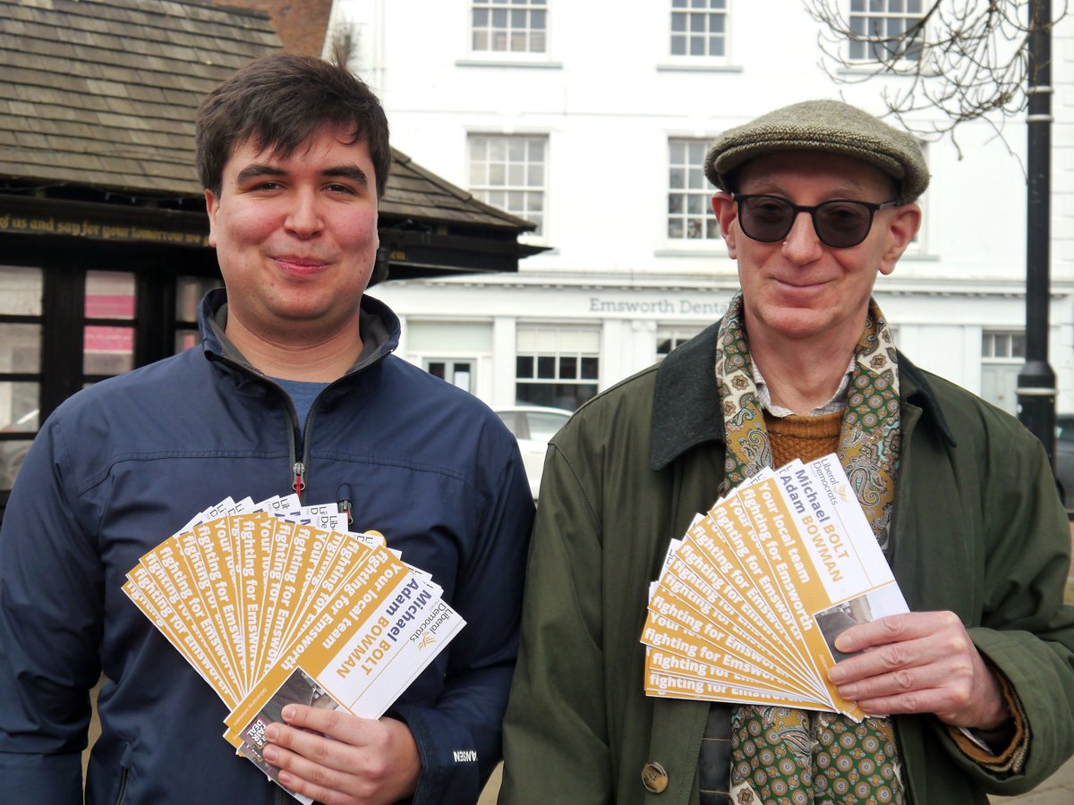 Members of our Emsworth Team are out delivering leaflets for the coming elections on May 2nd.
#VoteLibDem #EveryVoteMatters #emsworth #emsworthlife