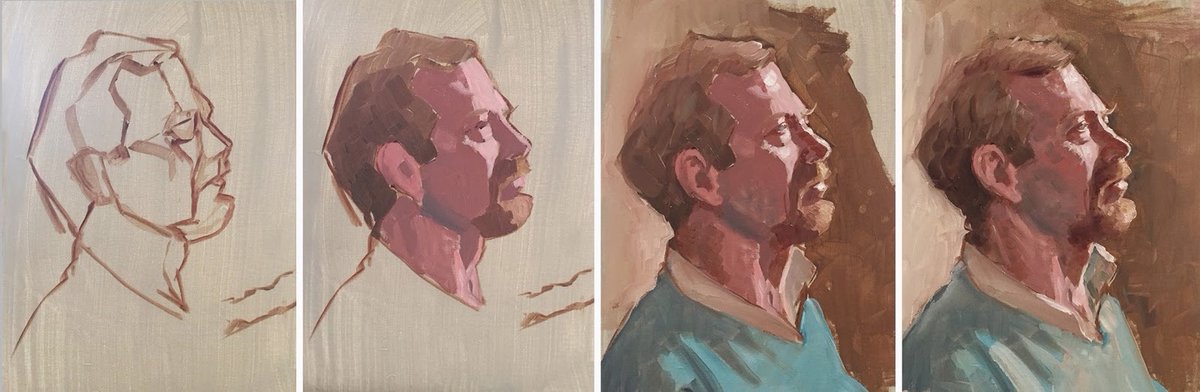 Looking forward to my workshop, 'From Life; The Portrait Sketch In Oils,' next month at Artform.ie 12th, 13th and 14th April 2024 @pjlynchgallery @PJLynchArt