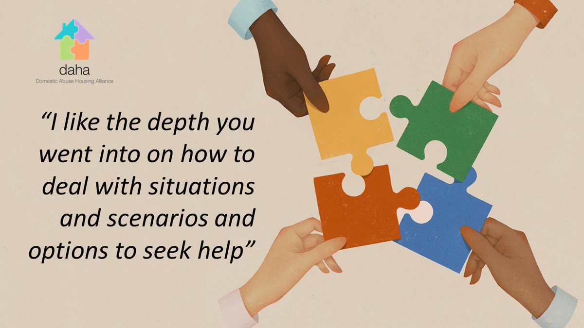DAHAlliance's tweet photo. #DAHA training views domestic abuse through a #housing lens. Click on the link to see how we can upskill your teams #CCR #EarlyIdentification #coercivecontrol
Click here: https://t.co/I2FMGg3OOj https://t.co/tCtuD7AU01