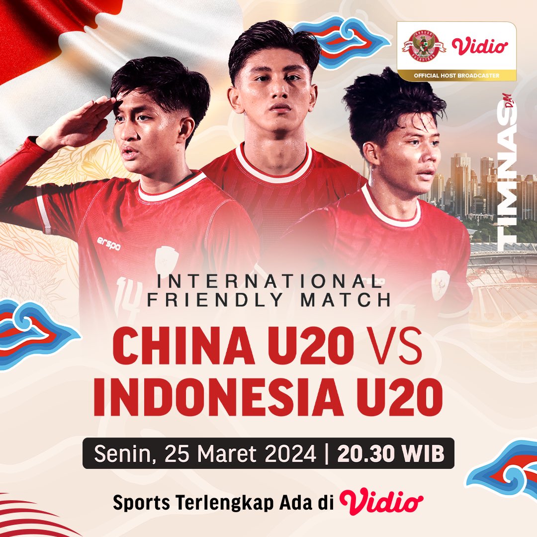 Lima perjumpaan terakhir China dan Indonesia di semua ajang dan semua kelompok umur.

Saksikan China U20 🇨🇳 vs 🇮🇩 Indonesia U20, malam ini pukul 20.30 WIB. LIVE DI VIDIO! ✨
📺 vid.id/ubw5JX

#SportsTerlengkapAdaDiVidio #TimnasDiVidio #TimnasIndonesia #TimnasDay