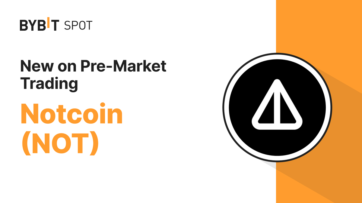🚀 Pre-Market Open: $NOT @thenotcoin Pre-market trading has begun for $NOT,  secure your purchase/sale price of $NOT now! 💫 Check it out:  https://t.co/mgLeDWy8mw 🌐 Details here: https://t.co/gYBe60Tav4  #PreMarketTrading #BybitTrading