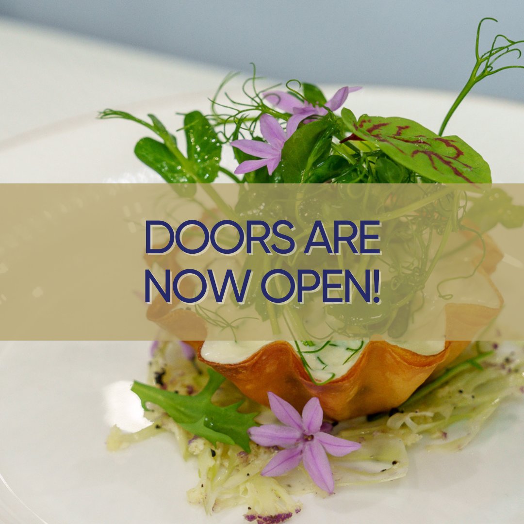 Doors are officially open! Get ready for 3 days jam packed with competitions, seminars from industry leaders, chef demonstrations, innovative products, and much more. View our schedule of competitions by heading to our website >> bit.ly/3VqXLZP #chefcompetition #food