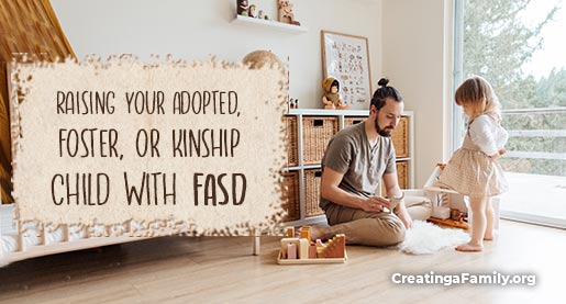 Could you use a refresher on practical tips for raising your adopted, foster, or relative child with FASD or prenatal alcohol exposure? Read this for ideas on supporting them: ow.ly/4hzL50QVWva

#adoption #fostercare #kinshipcare #prenatalexposure #FASD