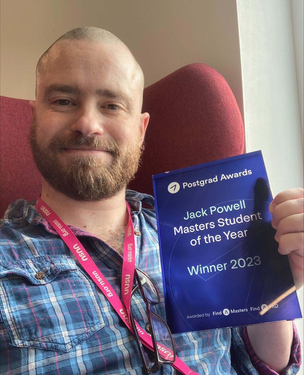 Throwback to last year when Jack Powell won the Postgrad Award 'Masters Student of the Year' We are continuing this award in 2024 as we want to continue to recognise exceptional Masters students in the postgrad community! Have your say today ➡️ findamasters.com/events/awards/