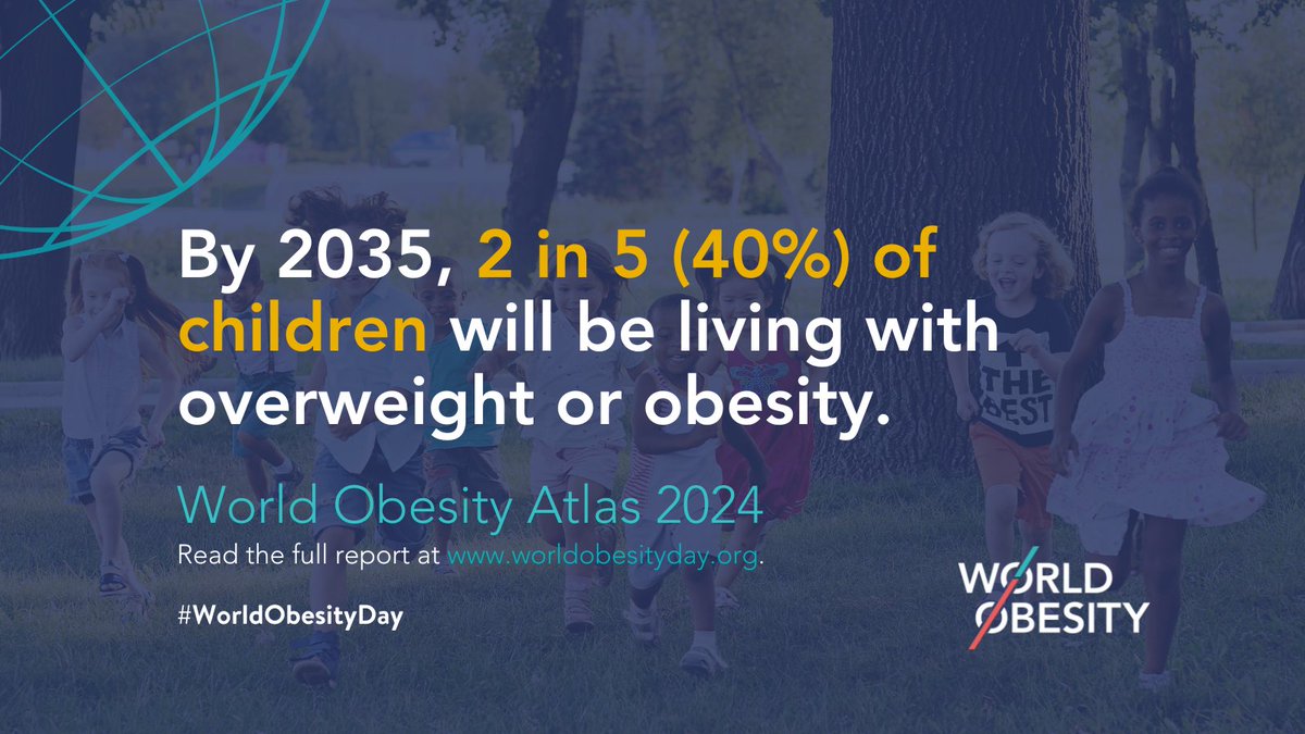 Our latest #WorldObesityAtlas 2024, released for #WorldObesityDay ⭕️, is available now! 📢 It's clear that governments around the world must do more to tackle unhealthy and unsustainable environments. ❗️ ➡️ Find out more in our #Atlas2024: worldobesityday.org/resources#atlas #WOD2024