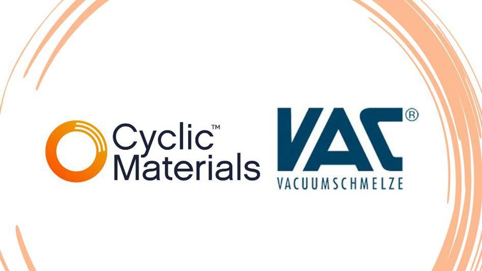 @CyclicMaterials has signed an agreement with Vacuumschmelze GmbH & Co. KG designed to ensure that byproducts containing “critical materials used in high-performance permanent magnets” will be #recycled. buff.ly/3Pzjlrg