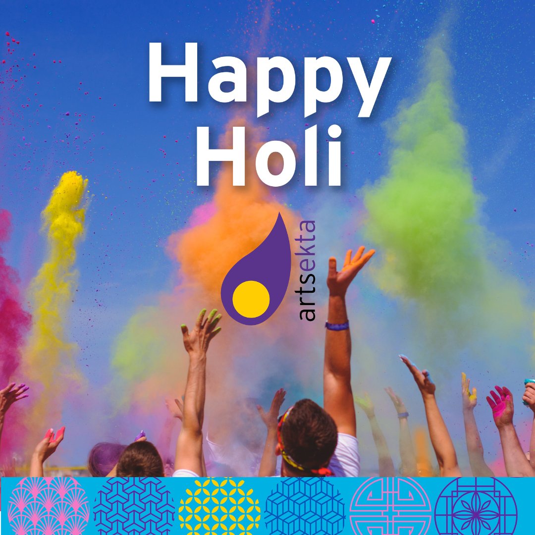 Happy Holi! The Hindu festival that represents Spring through joyous throwing of colours 🎨 Do you remember our colour throwing parties across Belfast? To keep up to date with all our projects visit artsekta.org.uk #holi #spring #springtime #colourfest #festival