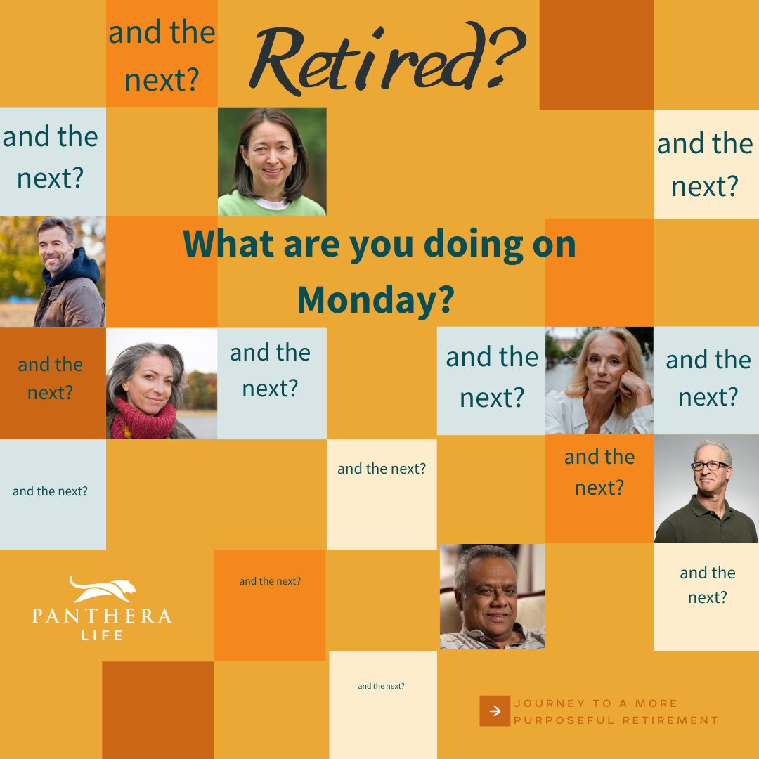 What are you doing this Monday? 
Why planning is key to getting the most out of retirement.make the most of the 30+ years after your final pay cheque. 

pantheralife.co.uk

#Retirement #RetirementPlanning #RetirementLife