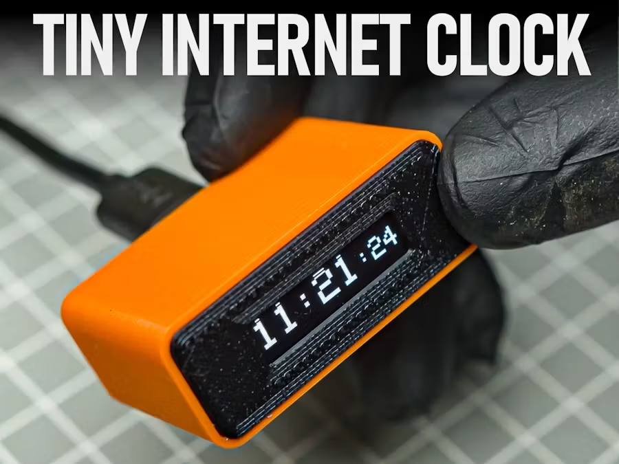 seeedstudio's tweet photo. A Tiny Internet Clock⏰
For this project, Goku will construct a small internet clock that will link with your WiFi to obtain time from #NTP servers! 💻

All you need just...🙌
-Seeed Studio XIAO ESP32C3
-0.91 Inch 128x32 OLED LCD Display
-USB C cable
-Connecting wires

More details👇
https://t.co/syidZ5Gog4