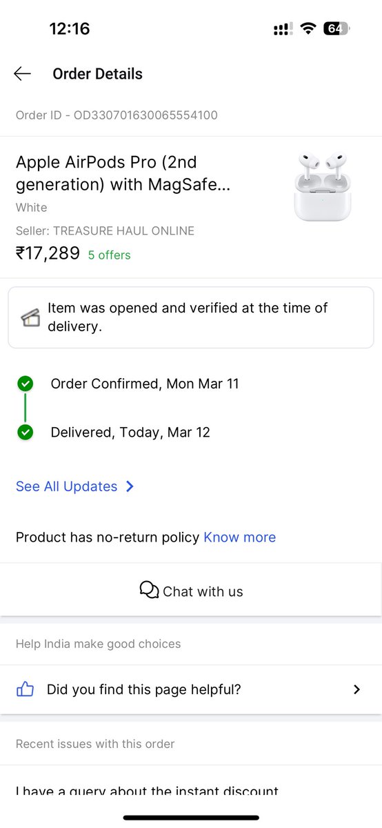 SohanOswal's tweet photo. Sharing the screenshot of amount charged. 
It was supposed to be billed for ₹ 16740/- instead I landed up paying ₹17289/- 
And the customer service representative are of literally  no help whatsoever https://t.co/P32YcG6OAr
