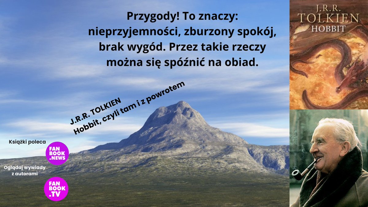 FanbookMagazyn's tweet photo. W Dniu Czytania Tolkiena doskonały cytat z Hobbita.
Miłej lektury!
#Tolkien #Hobbit #Władcapierścieni #fantasybooks #cytat #TwitteroweKsiazkary #ksiazkowemole #czytam #dzieńczytaniatolkiena #mustread2024 https://t.co/86R9dbQ88p