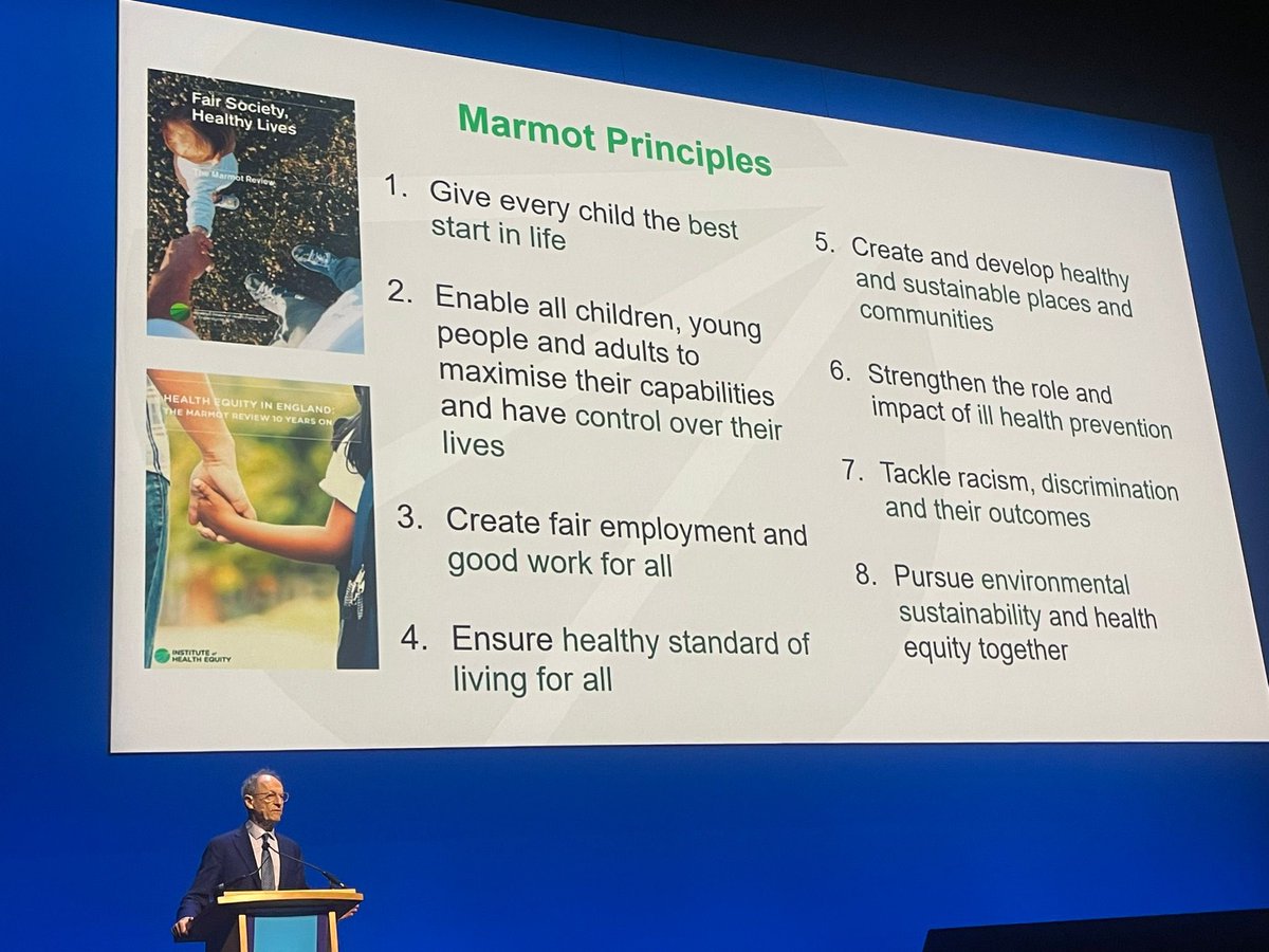 Sir Michael Marmot delivers the first keynote of #RCPCH24 on health inequalities in children and young people.