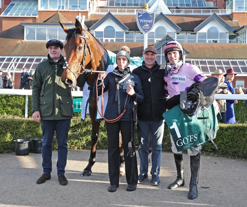 What a weekend! Fantastic seeing Regent's Stroll win the @GoffsUK £100,000 Spring Bumper Sale at @NewburyRacing for trainer @PFNicholls We're looking forward to delivering the brand new @vanstheault Proteo Switch! 📸@deborahburt1