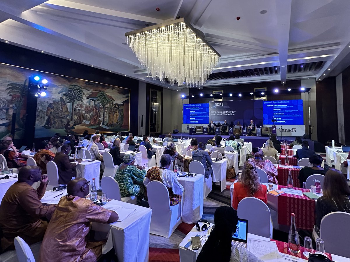 Today kicks off @IntDialogue's Regional Dialogue in #CoastalWestAfrica. Over 2 days, we'll delve into critical topics on prevention, peacebuilding, & resilience in the region. Follow #dialogue4peace for insights from this gathering of minds dedicated to meaningful progress.